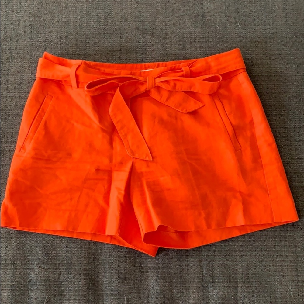 Loft front tie shorts